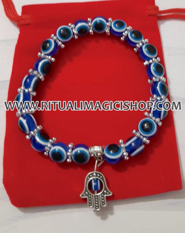 Bracciale occhio Turco con mano di Fatima