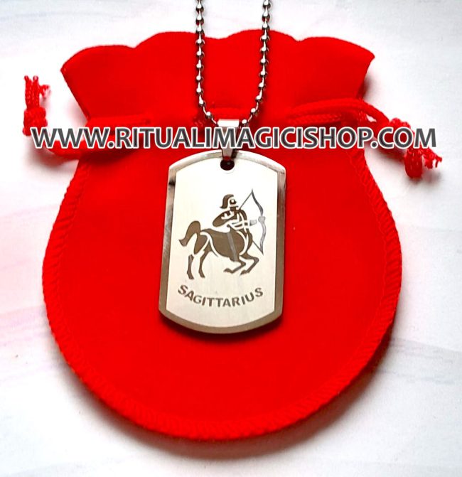 Medaglietta ciondolo sagittario