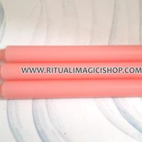 Candele di colore rosa
