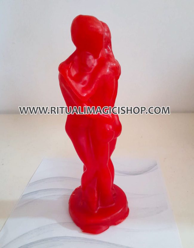 Statuetta in cera Abbracciati per legamenti d’amore