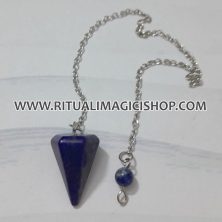 Pendolo in ametista blu